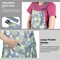 3 Pack Floral Aprons with Pocket, Blooming Womens Aprons Waterproof Adjustable Cooking Aprons for Kitchen Gardening and Salon